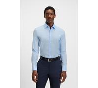 Hugo Boss Hemd H-Hank Kent – Slim Fit, Langarm – Hellblau – Größe 43