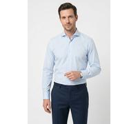Businesshemd BOSS, Herren, Gr. 44, N-Gr, light, pastel blau450, Web, Obermaterial: 100% Baumwolle, unifarben, regular fit normal, Rundhals, 2-Knopf-Manschette mit Schlitz, Hemden, Kentkragen, Regular