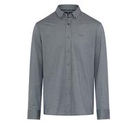 Businesshemd BOSS "JOE", Herren, Gr. 43, N-Gr, dunkelgrau029, Web, Obermaterial: 55% Baumwolle, 45% Polyester, unifarben, regular fit normal, 2-Knopf-Manschette verstellbar, Hemden, mit Button-Down-Kr