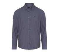 Businesshemd BOSS "ROAN", Herren, Gr. L, N-Gr, open blau466, Web, Obermaterial: 100% Baumwolle, unifarben, slim fit hüftbedeckend, 1-Knopf-Manschette mit Schlitz, Hemden, Langarm, Button-Down-Kragen,