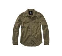 Businesshemd BRANDIT "Brandit Damen Ladies Vintageshirt Longsleeve", Damen, Gr. 3XL, US-Größen, braun (olive), 100% Baumwolle, unifarben, normal, Hemden (99805709-XXXL) olive