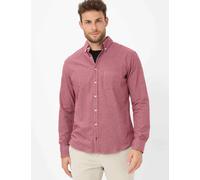 Businesshemd BRAX "Style DANIEL", Herren, Gr. 3XL, Normalgrößen, lila, Web, 100% Baumwolle, Hemden (74556348-XXXL) lila