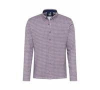 Brax Herren Hemd Style DANIEL velvet, dunkelrot, Gr. XXXL