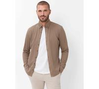 Businesshemd BRAX "Style DANIEL", Herren, Gr. L, Normalgrößen, braun, 100% Baumwolle, Hemden (85521337-L) braun