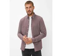 Brax Herren Hemd Style DANIEL velvet, dunkelrot, Gr. M