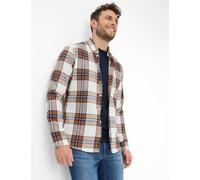 Businesshemd BRAX "Style DANIEL", Herren, Gr. XXL, Normalgrößen, braun, Web, 100% Baumwolle, Hemden (10052062-XXL) braun