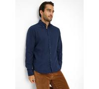 Businesshemd BRAX "Style DANIEL", Herren, Gr. XXL, Normalgrößen, navy, Web, 100% Baumwolle, Hemden (53962965-XXL) navy