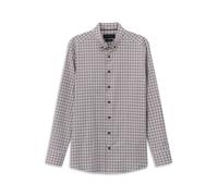 Businesshemd BUGATTI "Modern Fit", Herren, Gr. 3XL, Normalgrößen, 70, braun, Canvas, 100% Baumwolle, kariert, normal, Hemden, mit Button-Down-Kragen (27287603-XXXL) 70, braun