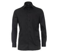 Casa Moda Herren Businesshemd Extra langer Arm 72 cm Comfort Fit Schwarz Gr. 43