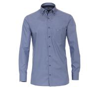 Businesshemd CASAMODA "CASAMODA Businesshemd kariert", Herren, Gr. 52, Normalgrößen, blau (hellblau), 100% Baumwolle, kariert, comfort fit, Hemden (45062626-52) hellblau