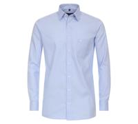 Businesshemd CASAMODA "CASAMODA Businesshemd kariert", Herren, Gr. 56, Normalgrößen, blau (hellblau), 100% Baumwolle, kariert, comfort fit, Hemden (93187255-56) hellblau