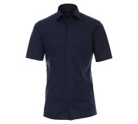 CASAMODA Herren Popeline Hemd Halbarm uninah 008530 Modern Fit, Nachtblau, 46