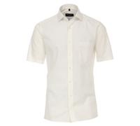 Casa Moda Modern Fit Hemd Kurzarm Cremeweiß