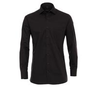 CASAMODA Hemd Herren Regular Fit Baumwolle schwarz Kent, 39