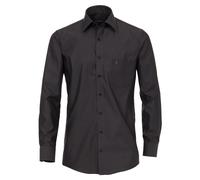 CASAMODA Businesshemd Uni Comfort Fit Grauschwarz 40