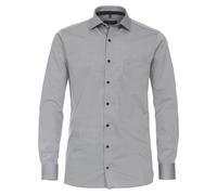 CASAMODA Businesshemd Herren Modern Fit Baumwolle grau Kent, 40