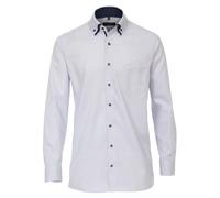 Businesshemd CASAMODA "CASAMODA Businesshemd uni", Herren, Gr. 41, Normalgrößen, blau (mittelblau), 100% Baumwolle, unifarben, comfort fit, Hemden (93951726-41) mittelblau