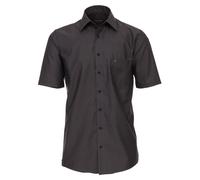 CASAMODA Businesshemd Uni Comfort Fit Schwarzgrau 41