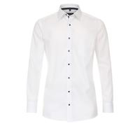 Businesshemd CASAMODA "CASAMODA Businesshemd uni", Herren, Gr. 41, Normalgrößen, weiß, 100% Baumwolle, unifarben, comfort fit, Hemden (95796155-41) weiß