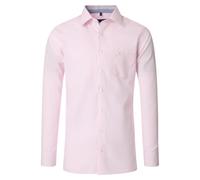 Businesshemd CASAMODA "CASAMODA Businesshemd uni", Herren, Gr. 43, Normalgrößen, rosa (zartrosa), 100% Baumwolle, unifarben, comfort fit, Hemden (27871626-43) zartrosa