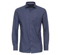 CASAMODA Businesshemd Uni Modern Fit graues Dunkelblau 44
