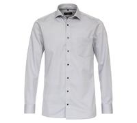 CASAMODA Businesshemd Uni Modern Fit Hellgrau 44