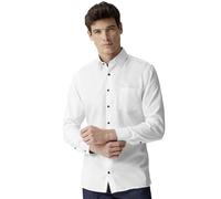 Casa Moda Businesshemd Kent Comfort Fit Herren 100% Baumwolle Uni Weiß Gr. 45