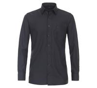 Casa Moda Businesshemd CASAMODA uni Herren Gr. 50 100% Baumwolle Schwarz Comfort Fit