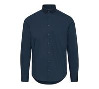 CASUAL FRIDAY Langarmhemd Herren Slim Fit Baumwolle blau, M