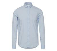 CASUAL FRIDAY Langarmhemd Herren Slim Fit Baumwolle hellblau, M