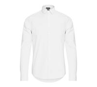 CASUAL FRIDAY Langarmhemd Herren Slim Fit Baumwolle weiß, XXL
