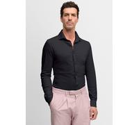 Businesshemd CINQUE, Herren, Gr. M, N-Gr, dunkelblau, Jersey, Obermaterial: 100% Baumwolle, unifarben, regular fit normal, Rundhals, 1-Knopf-Manschette, Hemden Businesshemd, Jersey Qualität, Regular F