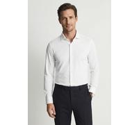 Businesshemd CINQUE, Herren, Gr. M, N-Gr, weiß, Jersey, Obermaterial: 100% Baumwolle, unifarben, regular fit normal, Rundhals, 1-Knopf-Manschette, Hemden, Jersey Qualität, Regular Fit (30991934-M) wei