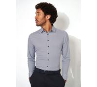 DESOTO Hemd Herren Slim Fit Langarm Kent weiß, L