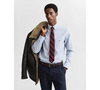 GANT Regular Fit Hemd blau, Einfarbig