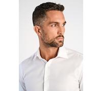 Lindbergh Modern Fit Hemd Kurzarm weiss