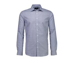 Businesshemd LINDBERGH "Business-Casual-Hemd Modern Fit", Herren, Gr. L, Normalgrößen, navy, Obermaterial: 100% Baumwolle, Hemden (31803641-L) navy