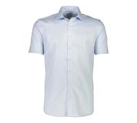 Businesshemd LINDBERGH "Lindbergh Business-Casual-Hemd", Herren, Gr. XXL, Normalgrößen, blau (lt blau), Oberstoff: 100% Baumwolle, Kurzarm, Hemden (26248639-XXL) lt blau