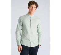 Businesshemd LINDBERGH "Oxford-Hemd (Langarm) Relaxed Fit", Herren, Gr. XL, Normalgrößen, mid grün mix, Obermaterial: 97% Baumwolle, 3% Elasthan, Hemden (14020144-XL) mid grün mix