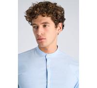 Businesshemd LINDBERGH "Oxford-Hemd Relaxed Fit", Herren, Gr. L, Normalgrößen, lt blau mix, Obermaterial: 97% Baumwolle, 3% Elasthan, Hemden (94477430-L) lt blau mix