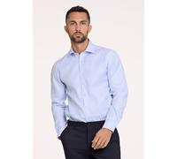 Businesshemd LINDBERGH "Technisches Hemd Modern Fit", Herren, Gr. L, Normalgrößen, blau (light blau), Obermaterial: 100% Baumwolle, Hemden (94979554-L) light blau