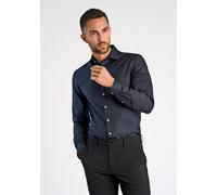 Businesshemd LINDBERGH "Technisches Hemd Modern Fit", Herren, Gr. 3XL, Normalgrößen, blau (dk navy), Obermaterial: 100% Baumwolle, Hemden (63522764-XXXL) dk navy