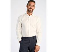 Businesshemd LINDBERGH "Technisches Hemd Modern Fit", Herren, Gr. XL, Normalgrößen, weiß (sanftes weiß), Obermaterial: 100% Baumwolle, Hemden (24586145-XL) sanftes weiß