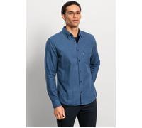 OLYMP Herren Freizeithemd Langarm Casual,Faux Uni,059 Casual 22,04 Button-Down-Kragen,Marine 18,XXL