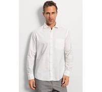 Businesshemd OLYMP "Casual", Herren, Gr. 3XL, N-Gr, weiß, Web, Obermaterial: 100% Baumwolle, Hemden Businesshemd (63460837-XXXL)