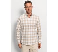 Businesshemd OLYMP "Casual", Herren, Gr. S, N-Gr, beige, Obermaterial: 100% Baumwolle, Hemden Businesshemd (45392300-S)