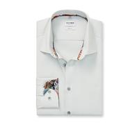 OLYMP Herren Oberhemd Langarm Level Five,Faux Uni,366 Level 5 Body fit (15.05.2015 - F16),21 New York Kent-2,kitt 75,46