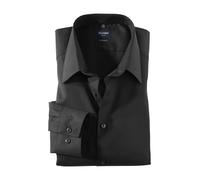 Businesshemd OLYMP "Level Five body fit", Herren, Gr. 39, N-Gr, schwarz, Web, Obermaterial: 97% Baumwolle, 3% Elastolefin, Hemden (16581436-39) schwarz