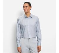OLYMP Businesshemd Level Five Body Fit Herren Gr. 41 silbergrau 97% Baumwolle, 3% Elastolefin