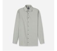 Businesshemd OLYMP "Luxor 24/Seven modern fit", Herren, Gr. 41, N-Gr, mint, Web, Obermaterial: 64% Baumwolle, 27% Polyester, 9% Elasthan, Hemden, Comfort Stretch (81894512-41) mint